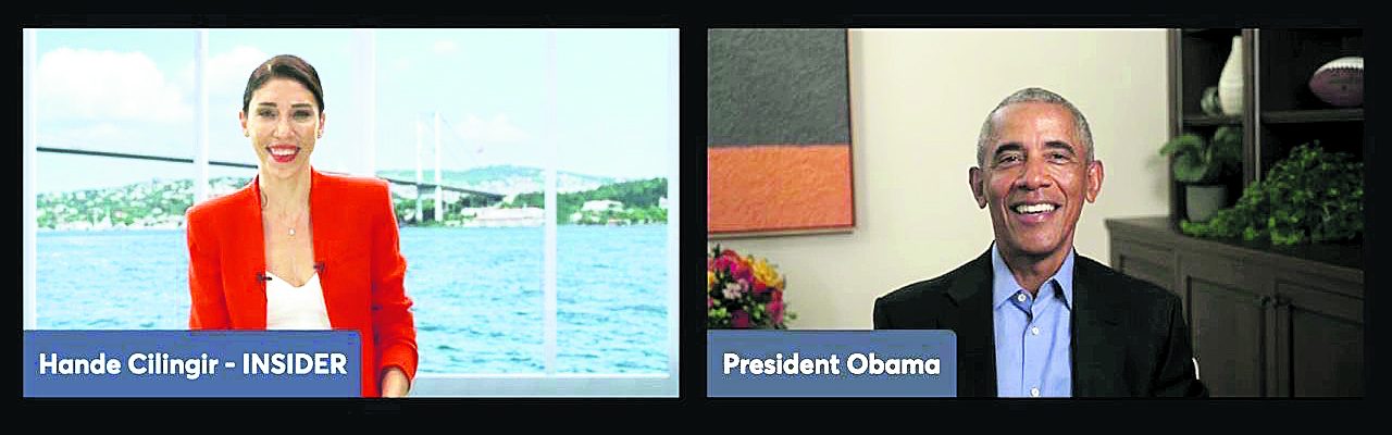 Insider tarafından düzenlenen RESHAPE Summit 2021 etkinliğinde Hande Çilingir’in sorularını yanıtlayan ABD’nin 44’üncü Başkanı Obama, Hande Çilingir’i Liderlik Okulu’na davet etti.