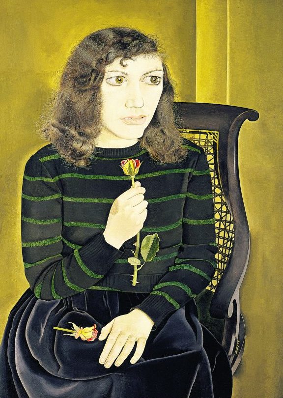 National Gallery - Lucian Freud, - Girl with Roses, 1947-1948
